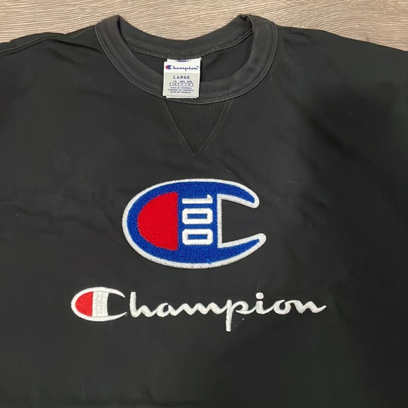 Champion Collection C100 Logo Black Mens - Picture 2 of 6